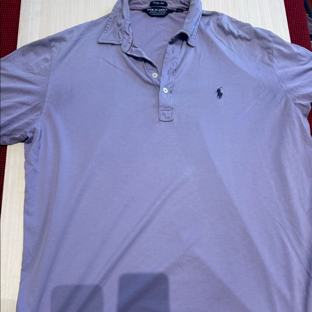 Purple / periwinkle polo golf shirt